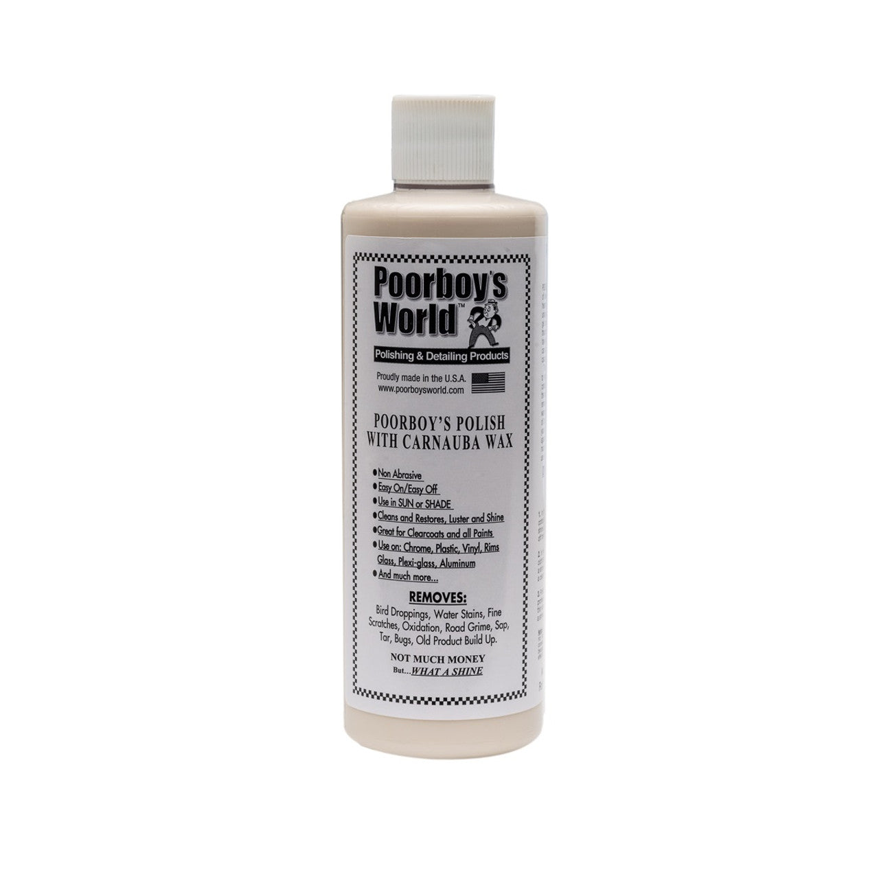 Poorboys World Polish with Carnuba Wax  473ml