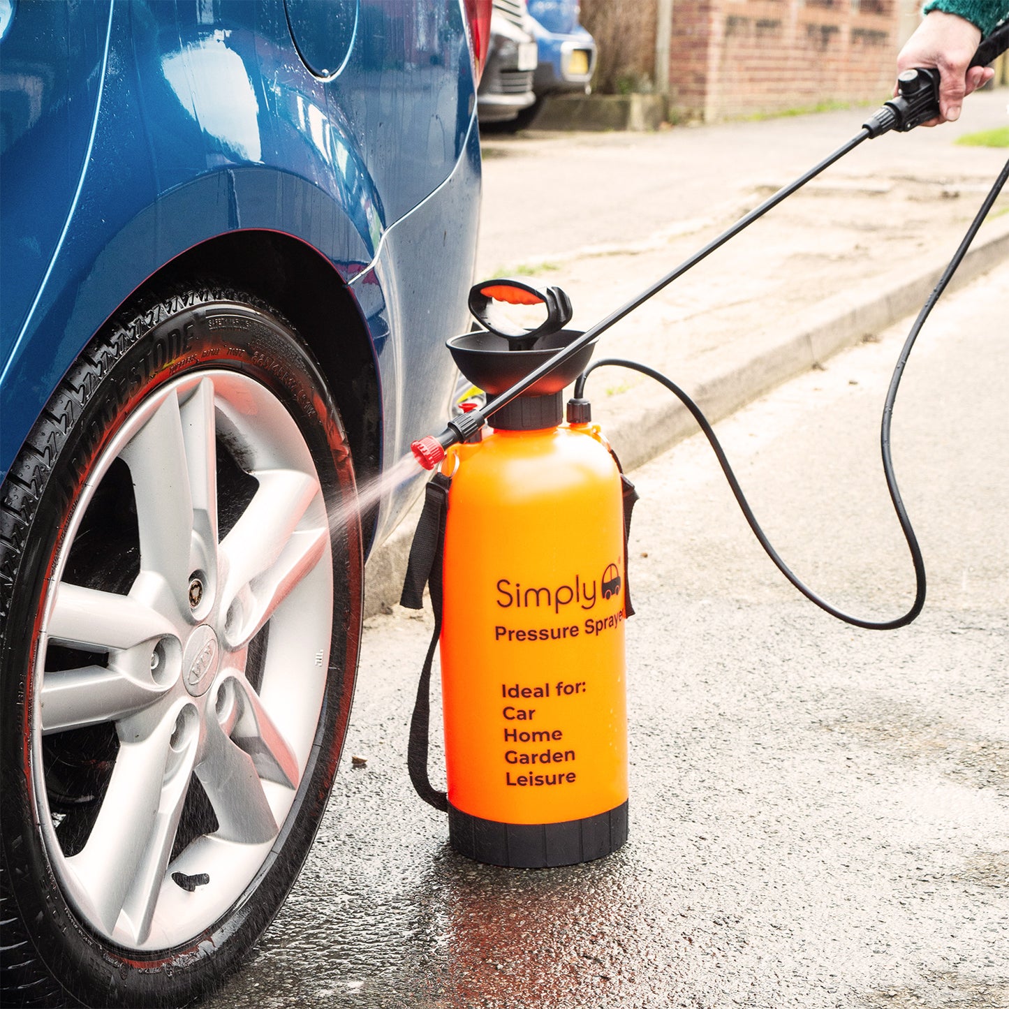 8L Portable Sprayer Pressure Washer