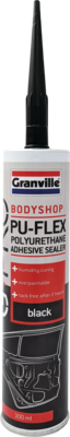 Granville BLACK Seal Pu Flex Sealer Adhesive Sealant Seam Badge Trim Glue