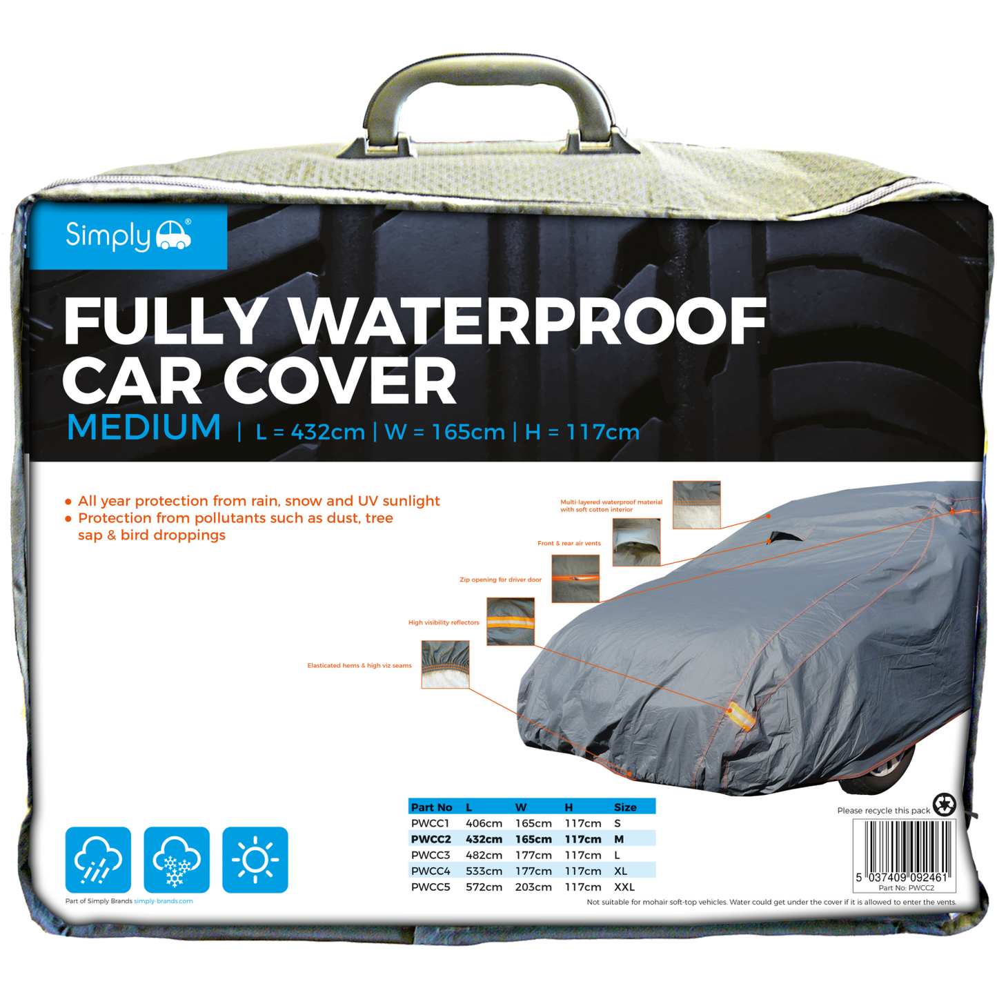 Premium Fully Breathable Car Cover