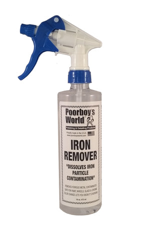 Poorboys Iron Remover For Painted Surfaces Wheels Plastic & Chrome 473mL