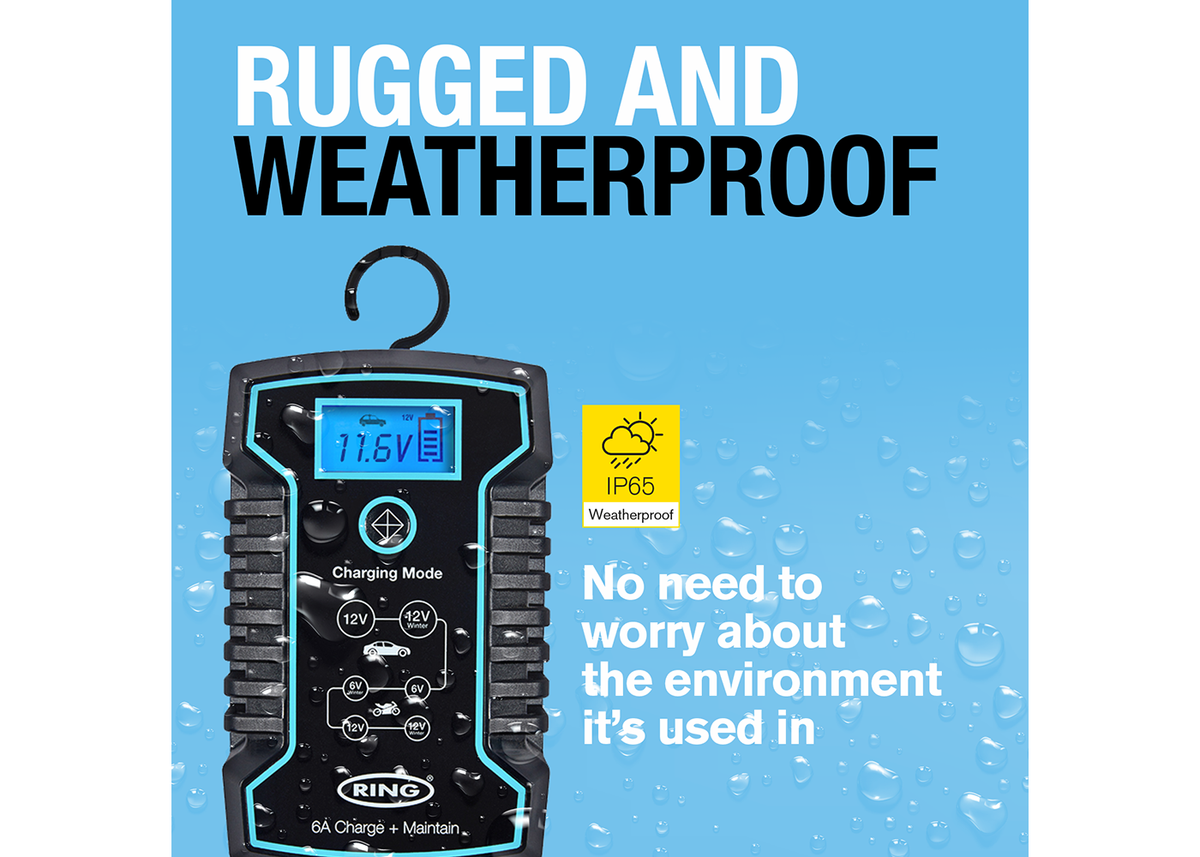 6A Smart Charger and Battery Maintainer
