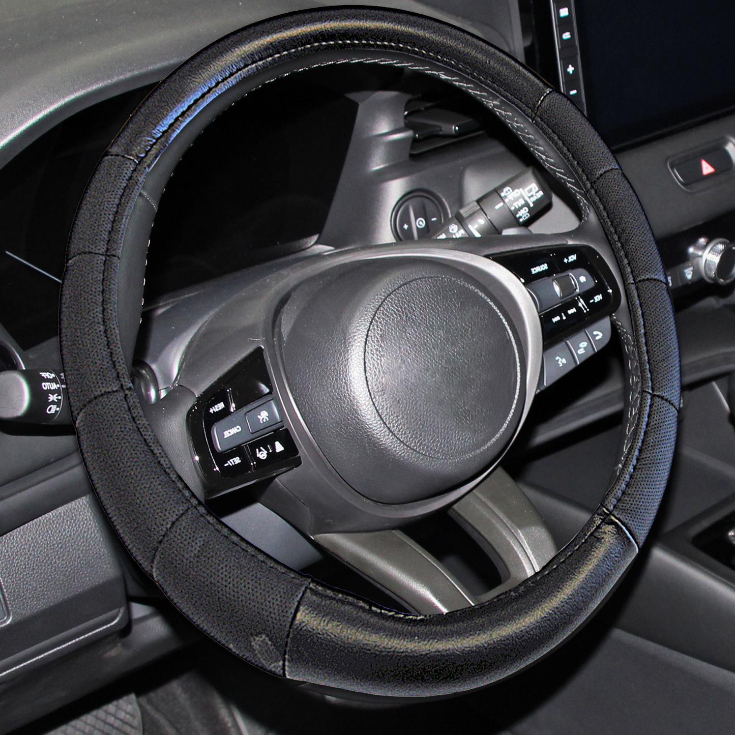 Large Luxury Padded Steering Wheel Cover