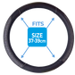 Black Sparkle Steering Wheel Cover