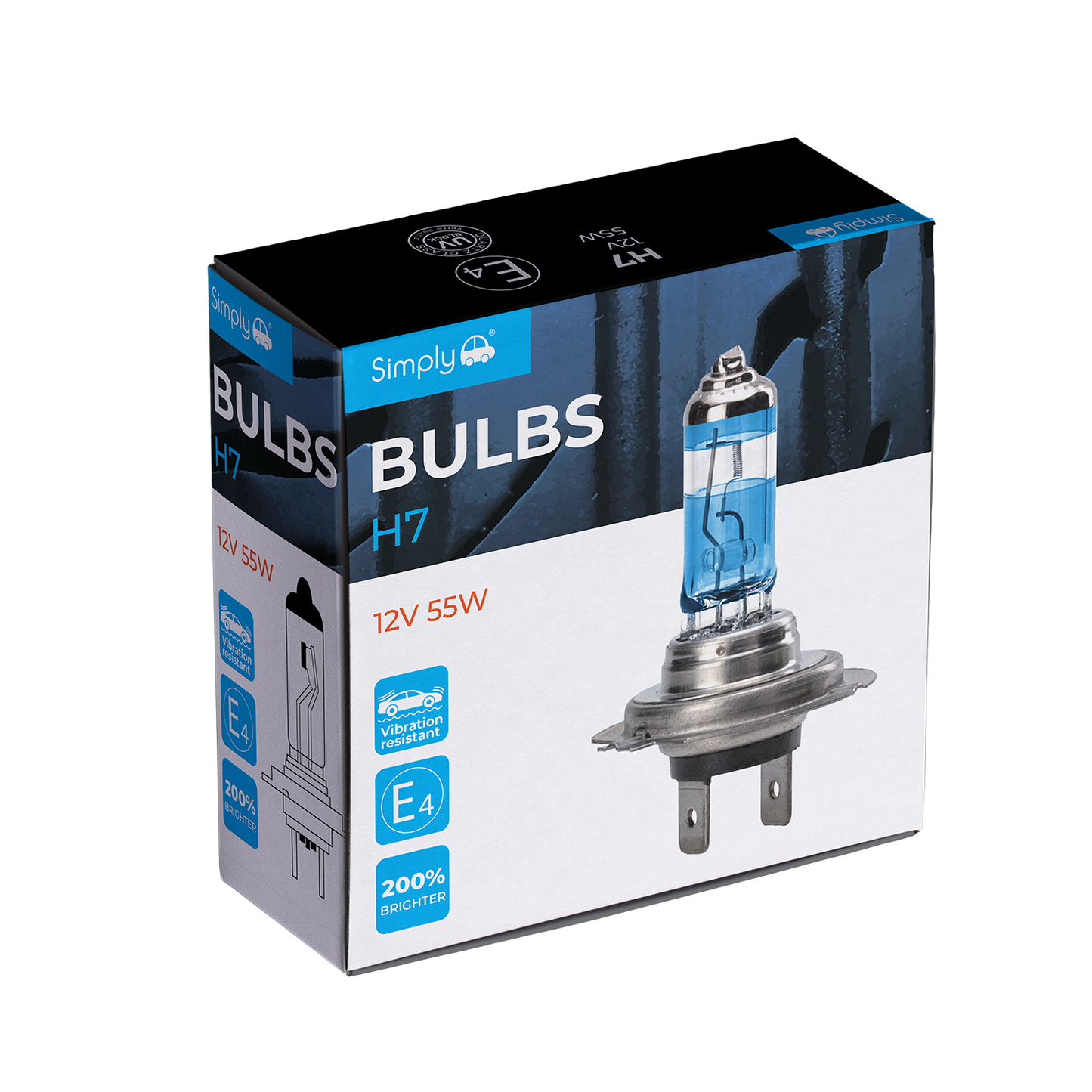 H7 Bulbs 200% Brighter