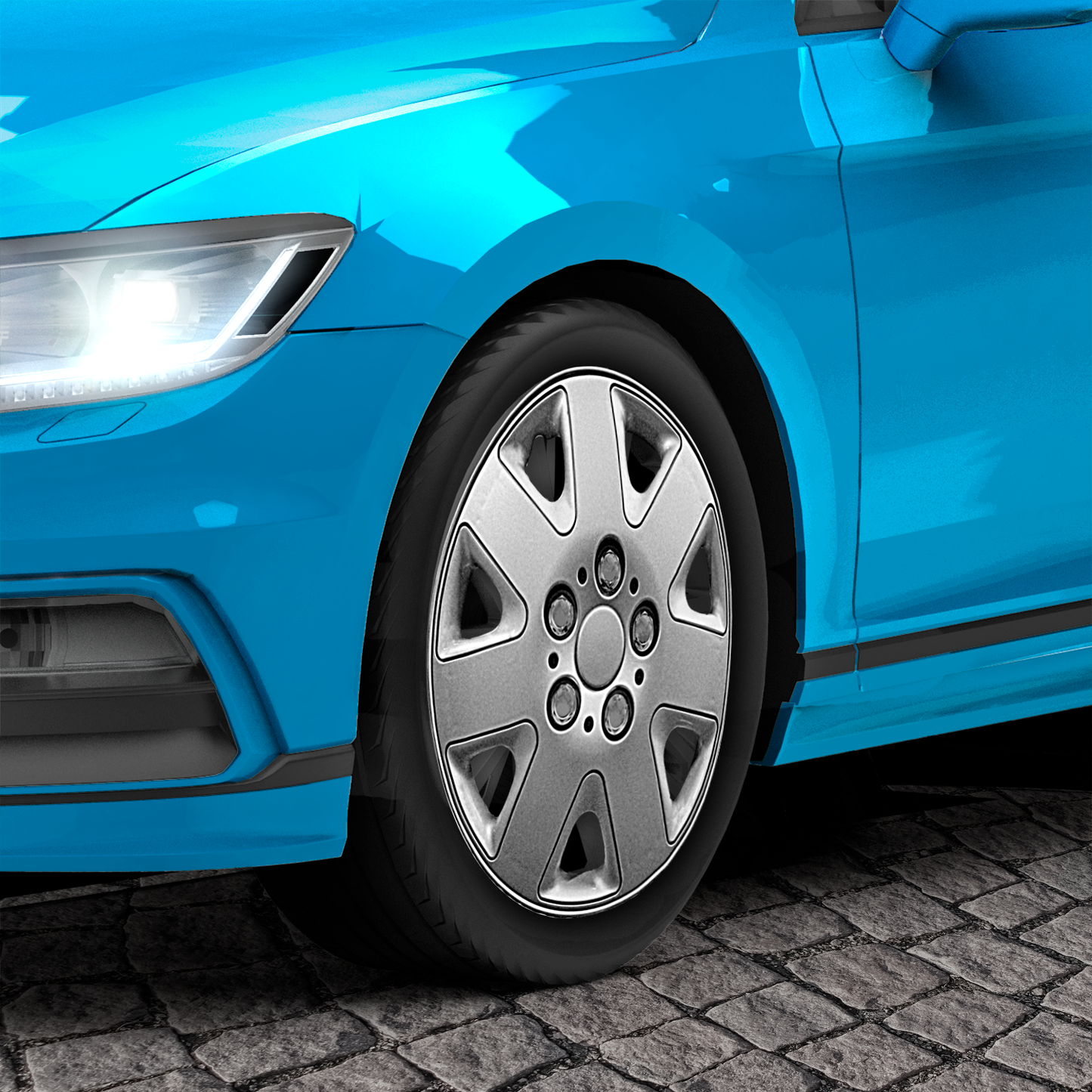 Silver Prime Wheel Trims