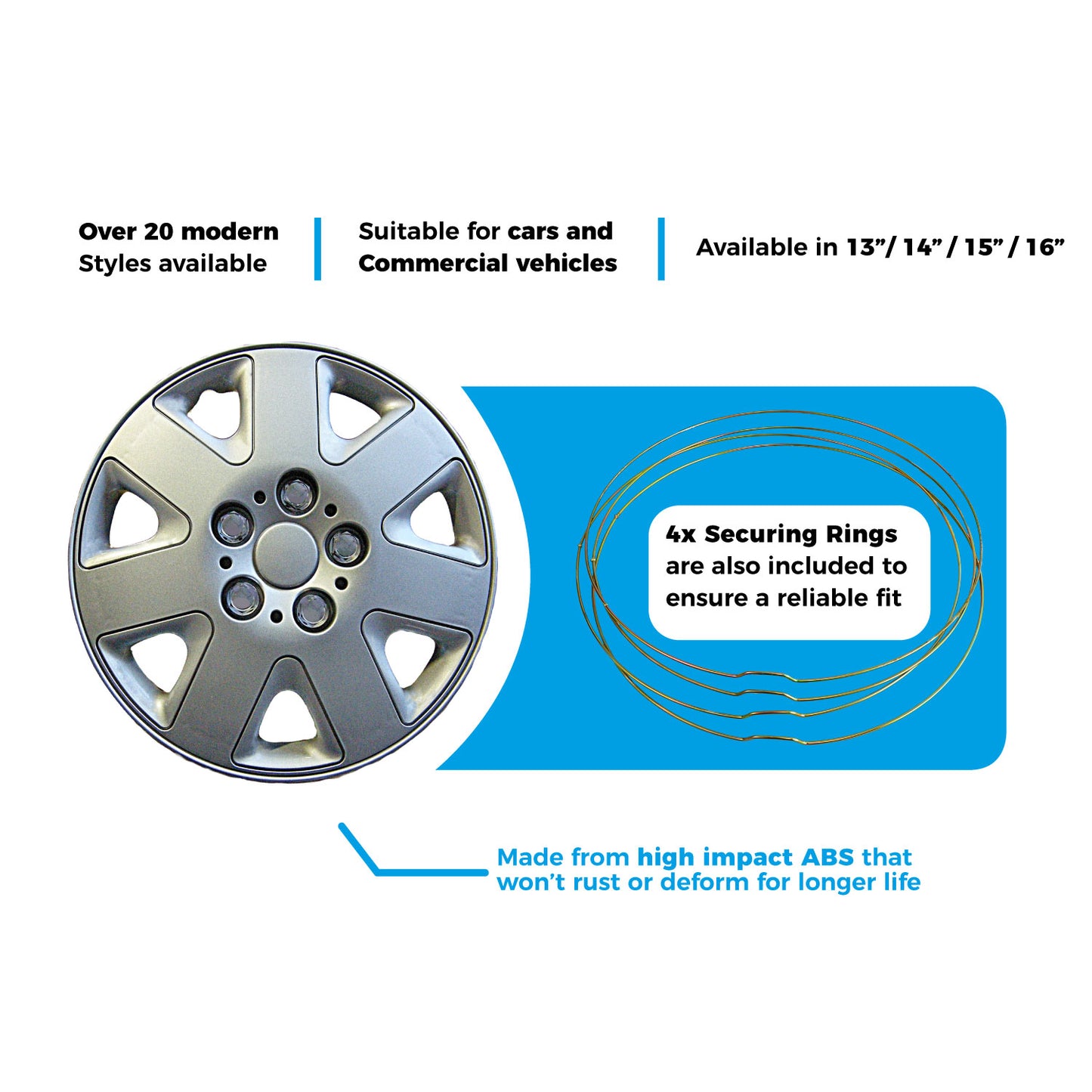 Silver Prime Wheel Trims
