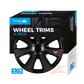 Chromia Black Carbon Wheel Trim Set