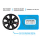 Chromia Black Carbon Wheel Trim Set