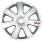 Chromia Silver Carbon Wheel Trims