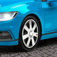 Chromia Silver Carbon Wheel Trims