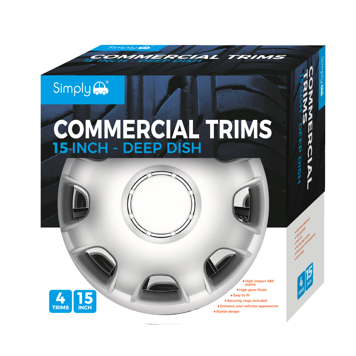 Brawn Commercial Wheel Trim Set