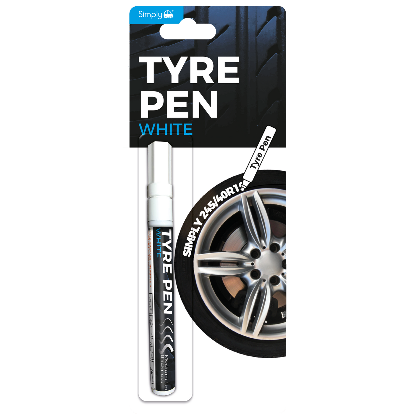 Tyre Marker Pen -White