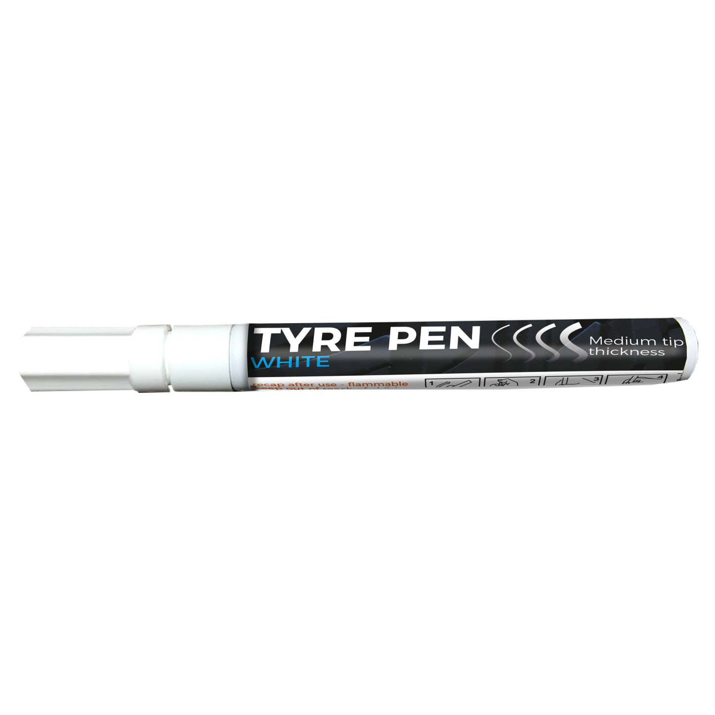 Tyre Marker Pen -White