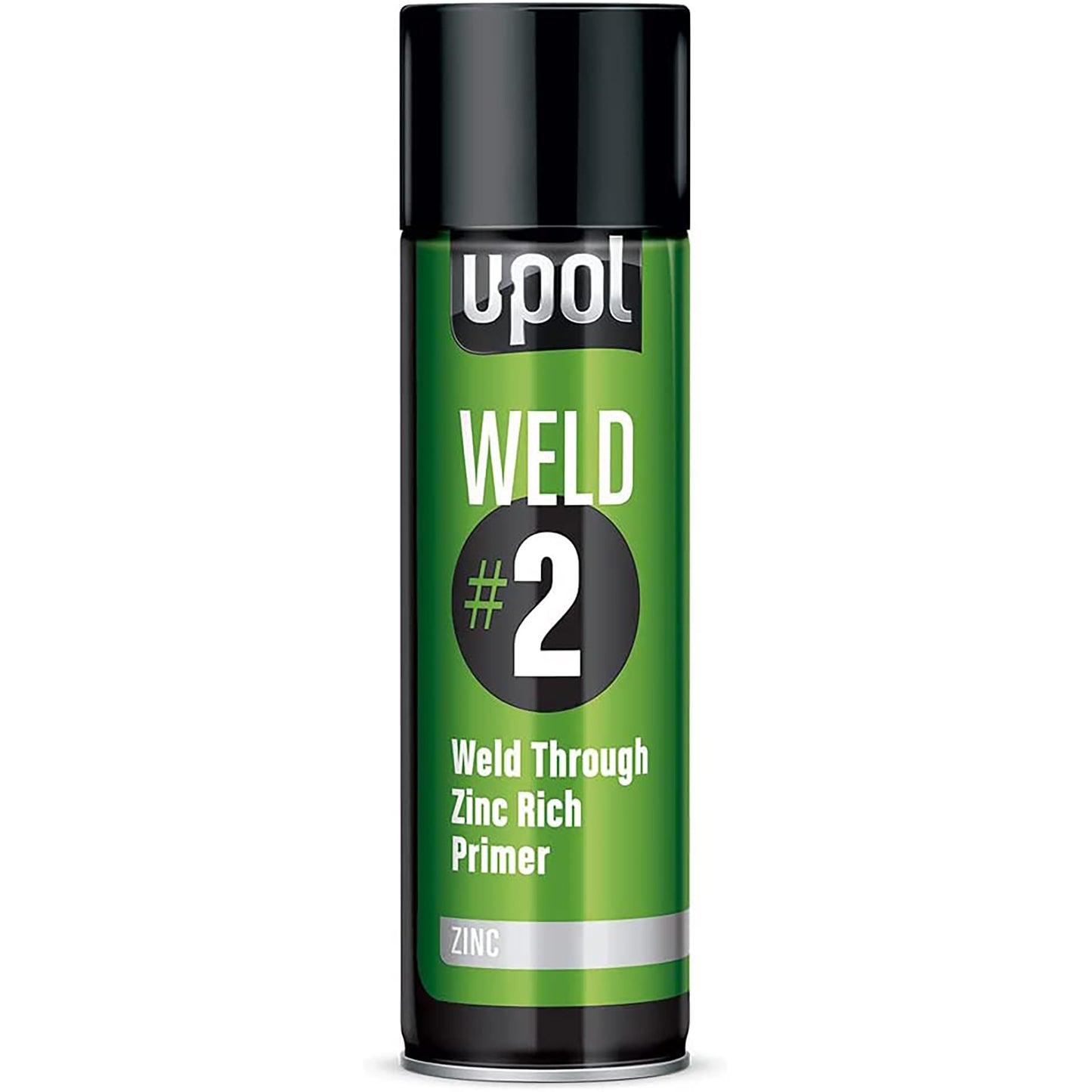 U-POL Weld # 2 ZINC Weld Through Primer Zinc Rich Primer Aerosol 450ml WELD/AL