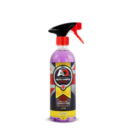 NEW Autobrite Direct Vision+ Glass Cleaner Repellent 500ml