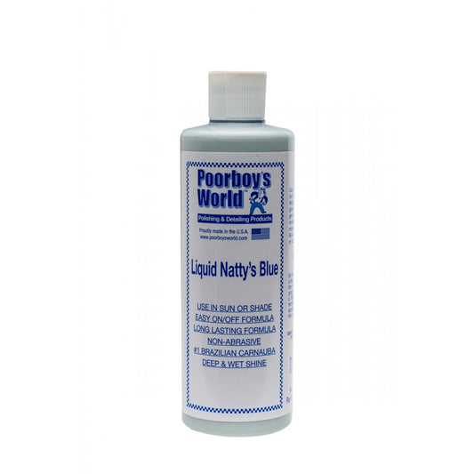 Poorboys Liquid Nattys Blue Wax For Deep & Wet Shine Long Lasting 473mL