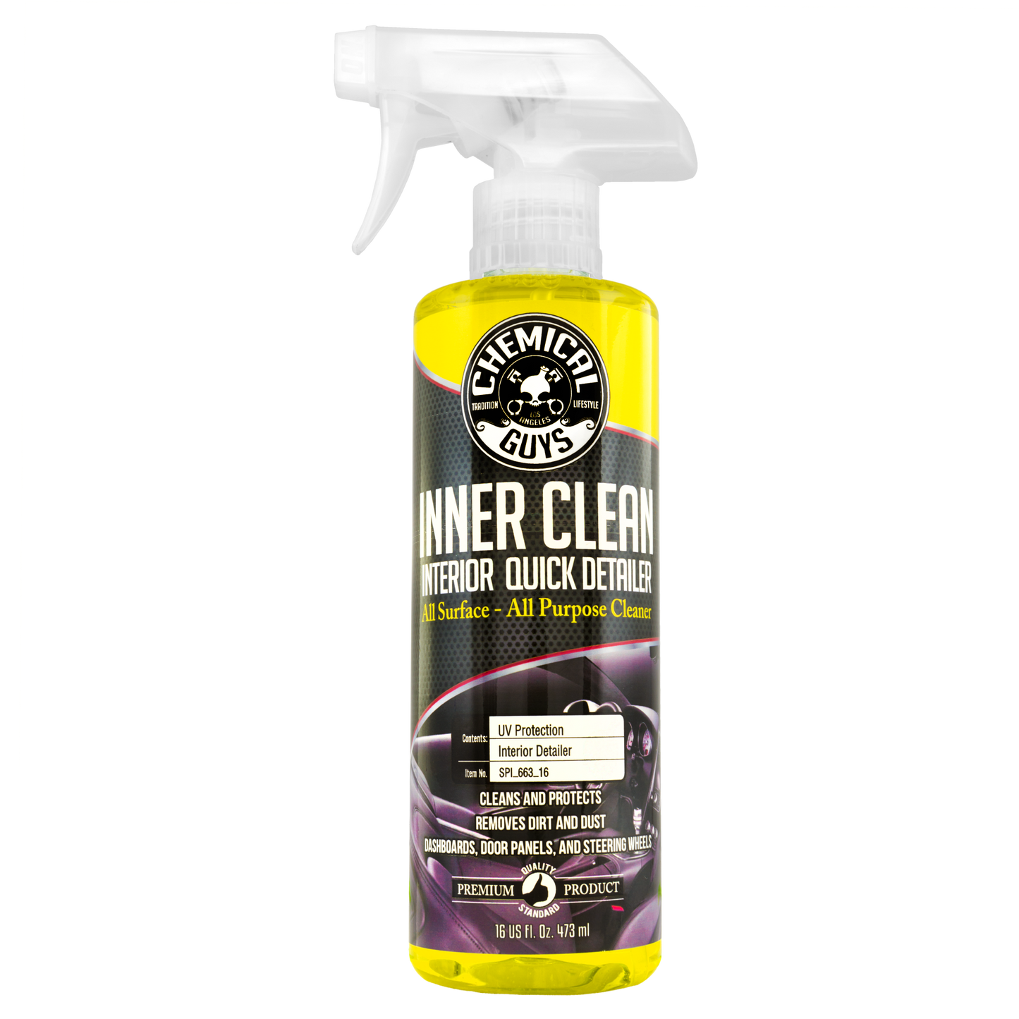 Chemical Guys SPI66316 InnerClean Quick Detailer (16oz)