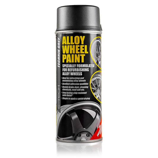 E-Tech Professional TECHNIK GREY  Car Alloy Wheel Spray Paint