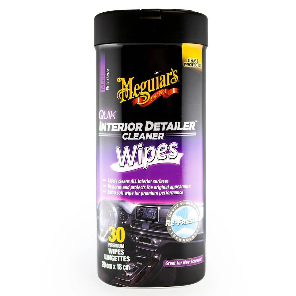 Quik Interior Detailer Cleaner Wipes