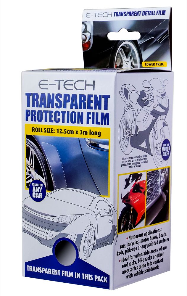 E-TECH TRANSPARENT PROTECTION FILM KIT