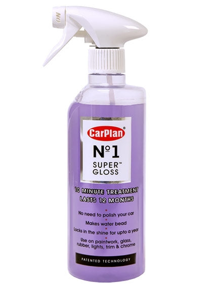 CarPlan CSG600 No 1 Super Gloss Car Valeting Smooth Finish Polish 600ml