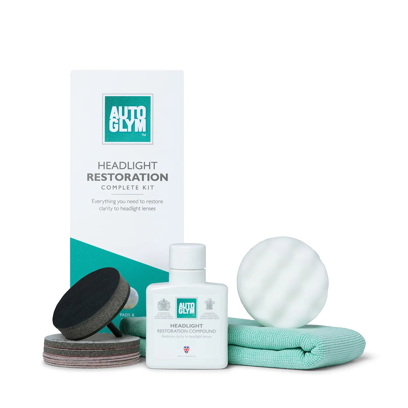 Headlight Restoration Complete Kit