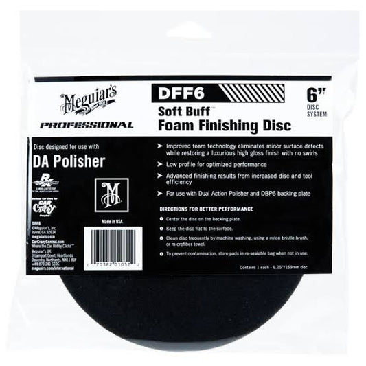 6" Soft Buff Foam Finishing Disc