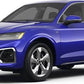 WingBar Edge (black) Aluminium Roof Bar Set for Audi Q5 Sportback B9 2021-25