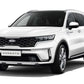WingBar Edge (black) Aluminium Roof Bar Set for Kia Sorento Mk.4 2020-26 with Flush Rails