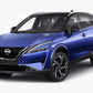 Roof Bar Set | Nissan Qashqai (J12) mk.3 | 2021-26 | Flush Rails