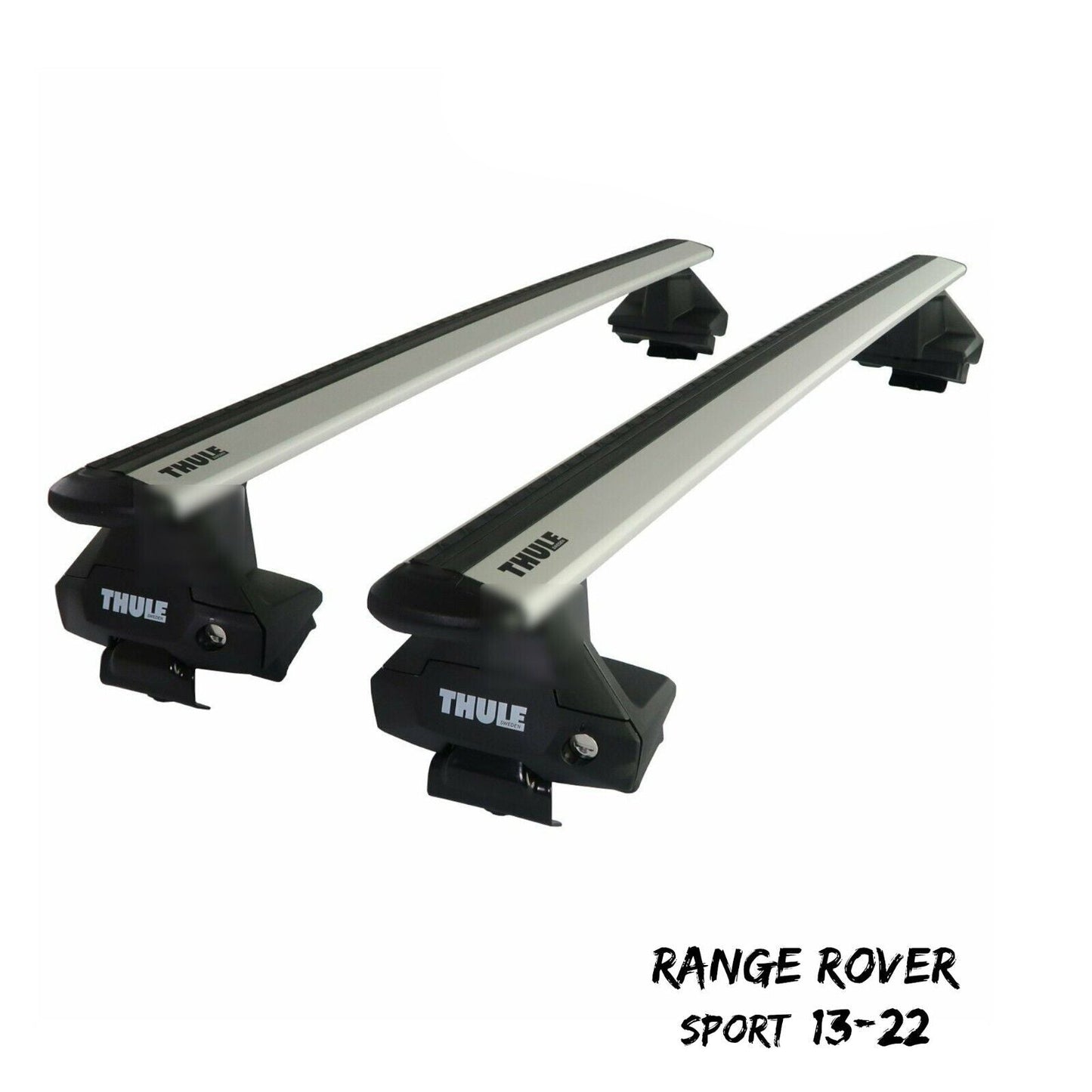 Thule Aluminium WingBar Evo Silver Roof Bars Set to fit Range Rover Sport 13-22