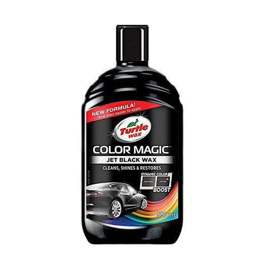 Turtle Wax Color Magic Black Colour Car Paintwork Polish Restore Scratches 500ml