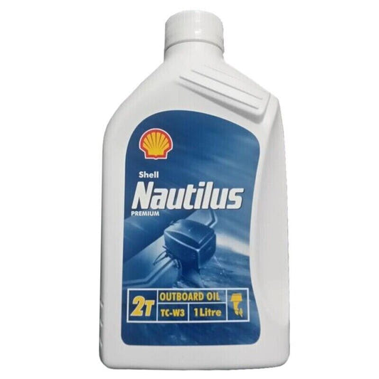 Shell Nautilus Outboard Leisure Marine 2 Stroke Engine Oil 1L