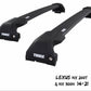 WingBar Edge (black) Roof Bar Set for Lexus NX 200t & NX 300h 2014-21 with Flush Rails
