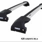 WingBar Edge (silver) Aluminium Roof Bars for Kia Sorento Mk.4 2020-26 Flush (closed) Rails