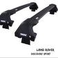 WingBar Edge (black) Roof Bar Set to fit Land Rover Discovery Sport 2014-26