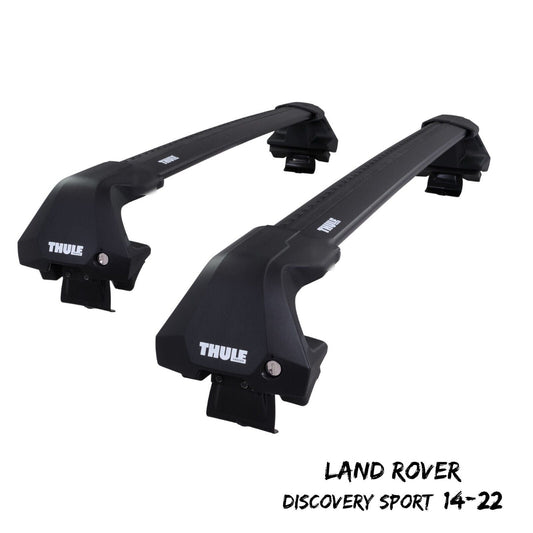 Thule WingBar Edge Black Roof Bars Set to fit Land Rover Discovery Sport 14-22