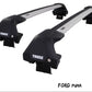 WingBar Edge (silver) Aluminium Roof Bar Set for Ford Puma 2020-26 Lockable