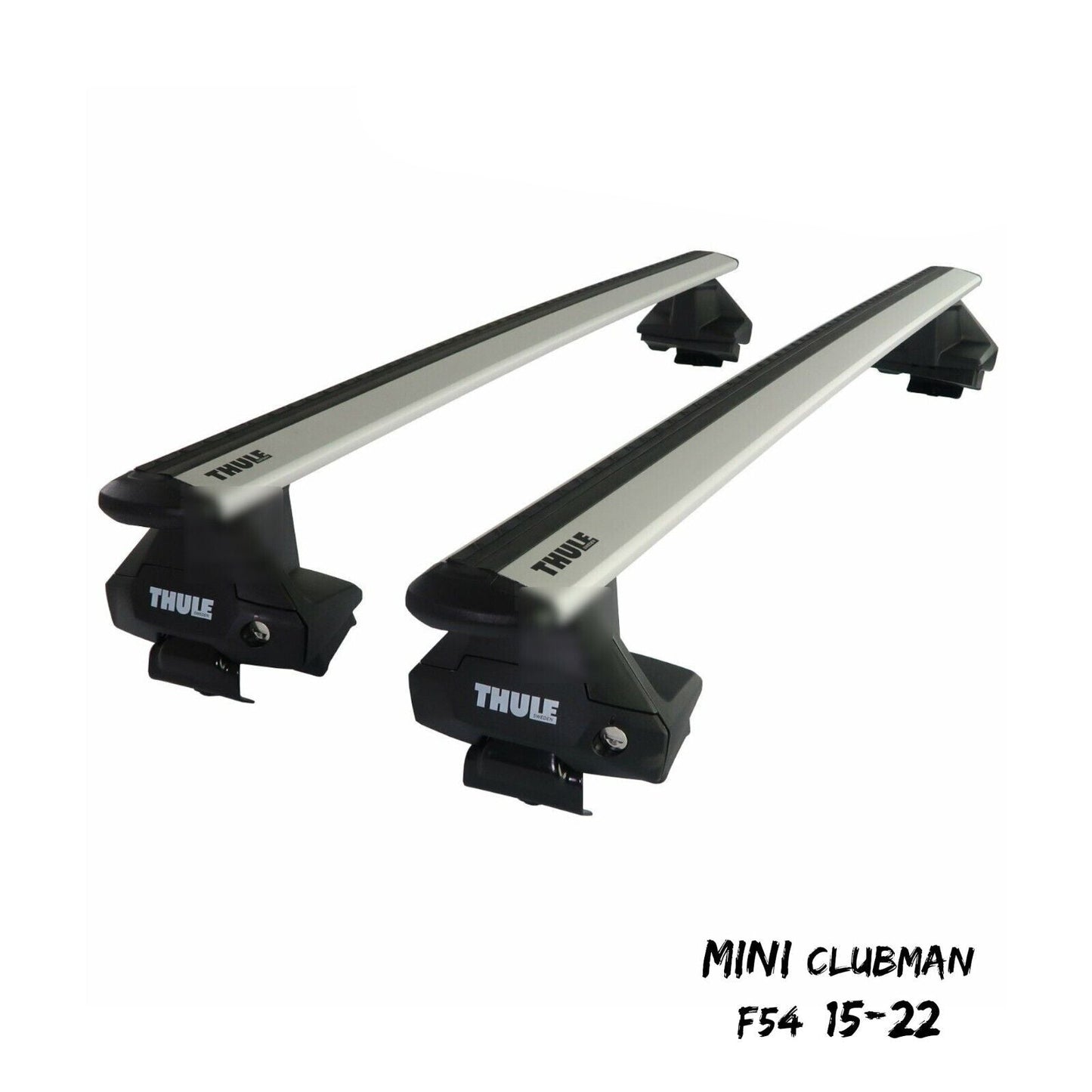 Thule Aluminium WingBar Evo Silver Roof Bars Set to fit Mini Clubman F54 15-22