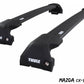 WingBar Edge (black) Aluminium Roof Bar Set for Mazda CX-5 Mk.2 2017-24 Flush Rails
