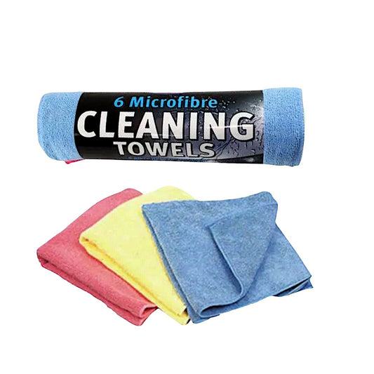 Kent Car Care Microfibre Cleaning Washable Soft Towels Q6600 (6pk)