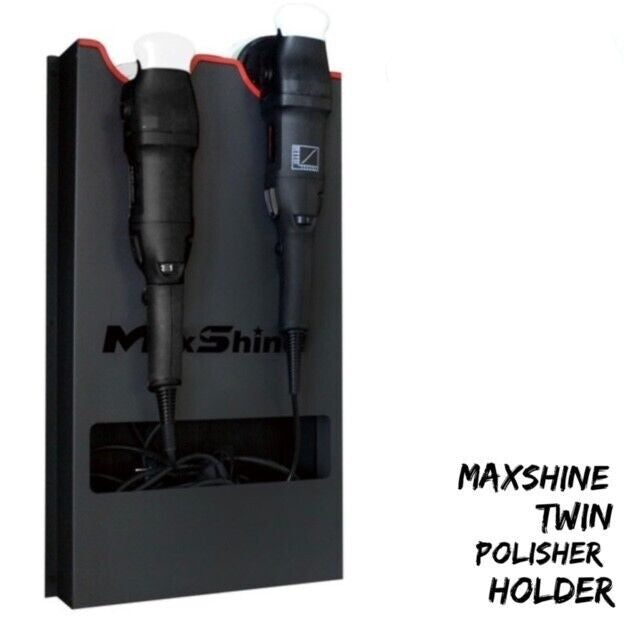 MAXSHINE MACHINE POLISHER WALL HOLDER - DOUBLE POLISHER WALL MOUNTED HOLDER