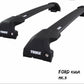 WingBar Edge (black) Aluminium Roof Bar Set for Ford Kuga Mk.3 2020-22 Flush (closed) Rails