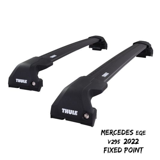 Thule WingBar Edge Black Roof Bars Set to fit Mercedes EQE V295 2022 Fixpoint