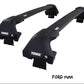 WingBar Edge (black) Aluminium Roof Bar Set to fit Ford Puma 2020-26 Lockable