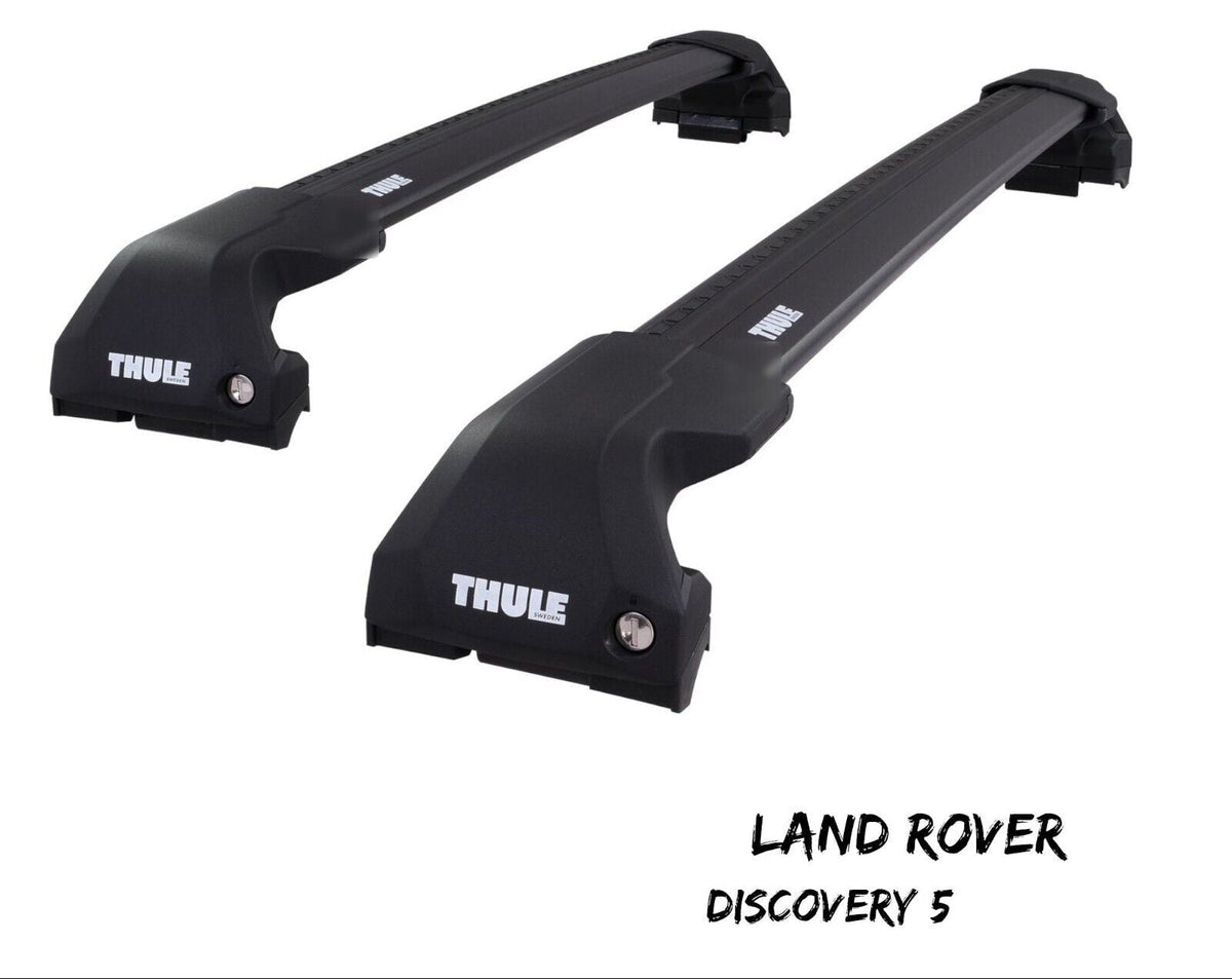 WingBar Edge (black) Roof Bar Set to fit Land Rover Discovery 5 2017-26 Flush Rails