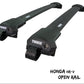 WingBar Edge (black) Roof Bar Set to fit Honda HR-V 21-26 Raised (Open) Rails