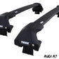 WingBar Edge (black) Aluminium Roof Bar Set to fit Audi A7 Mk.2 2018-26 Pair