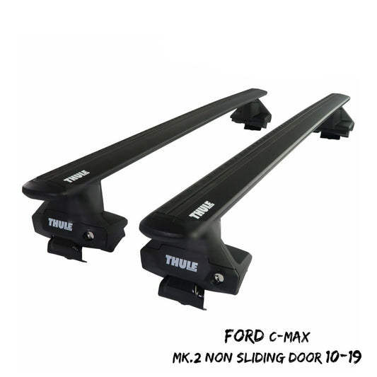 Thule WingBar Evo Black Roof Bars fit Ford C-Max Mk.2 (Non Sliding Door) 10-19